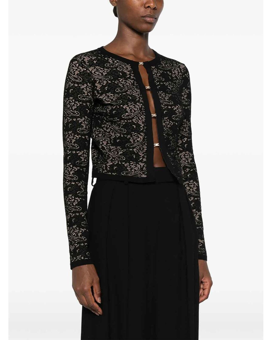 Elisabetta Franchi Black Sweater