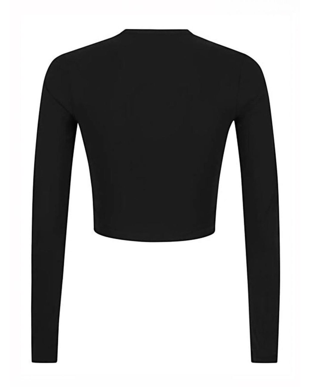 Jil Sander Black Cropped Top With Logo