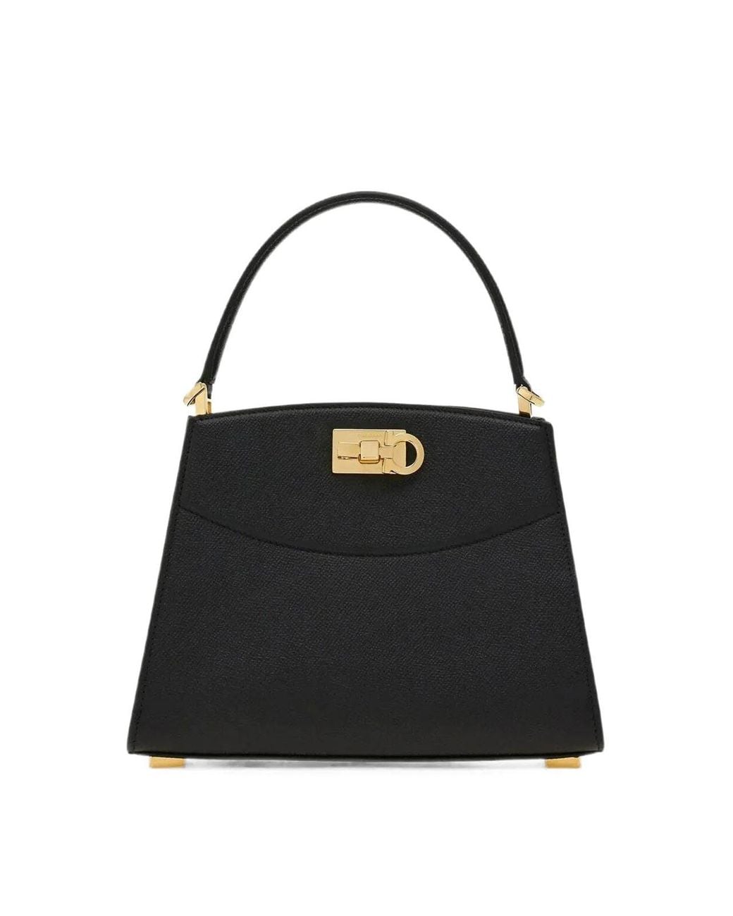 Ferragamo Black New Studio Box Xs Bag