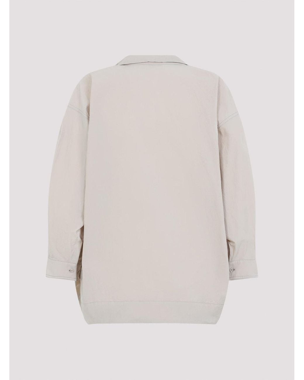 Lemaire Gray Blouse With Scarf