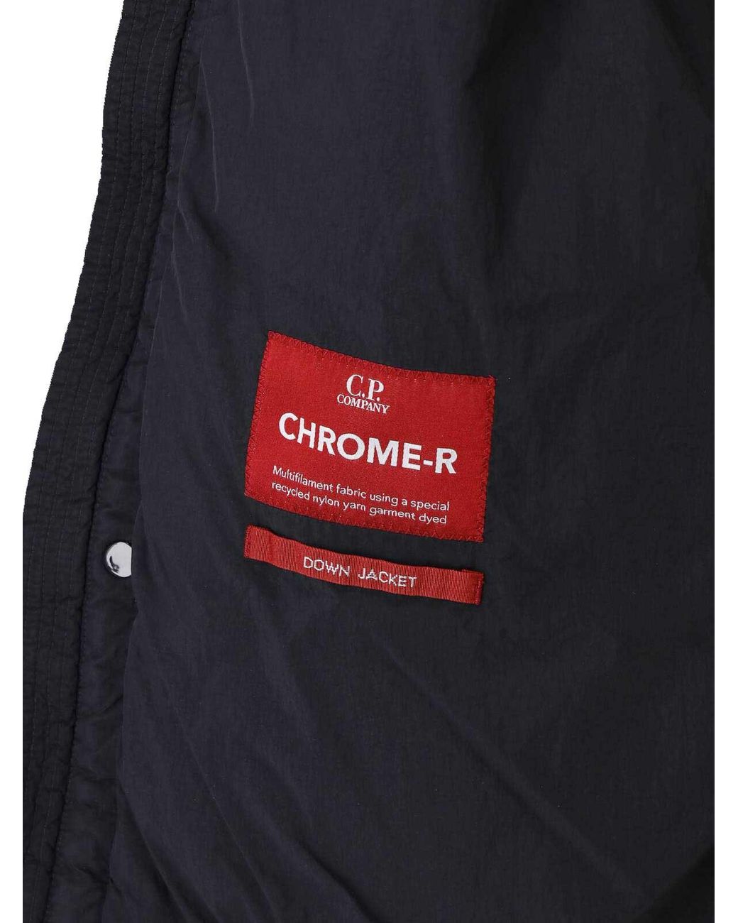 C P Company Black Padded Down Jacket for men