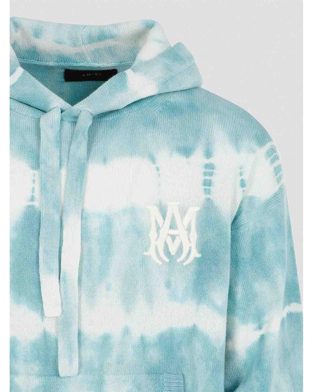 Amiri Blue Ma Tie Dye Hoodie for men
