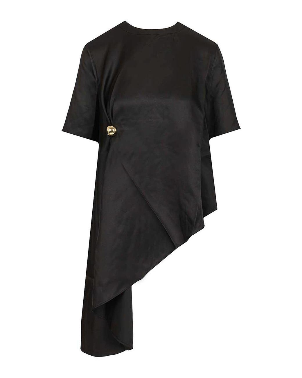 Loulou de Saison Black Madea Silk Top