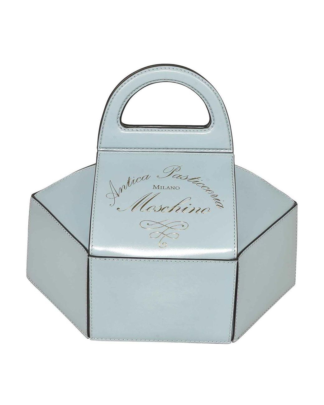 Moschino Blue Briefcase Bag