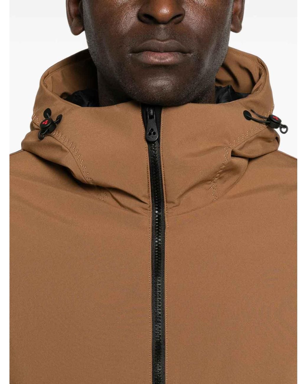 Peuterey Brown Technical Parka for men