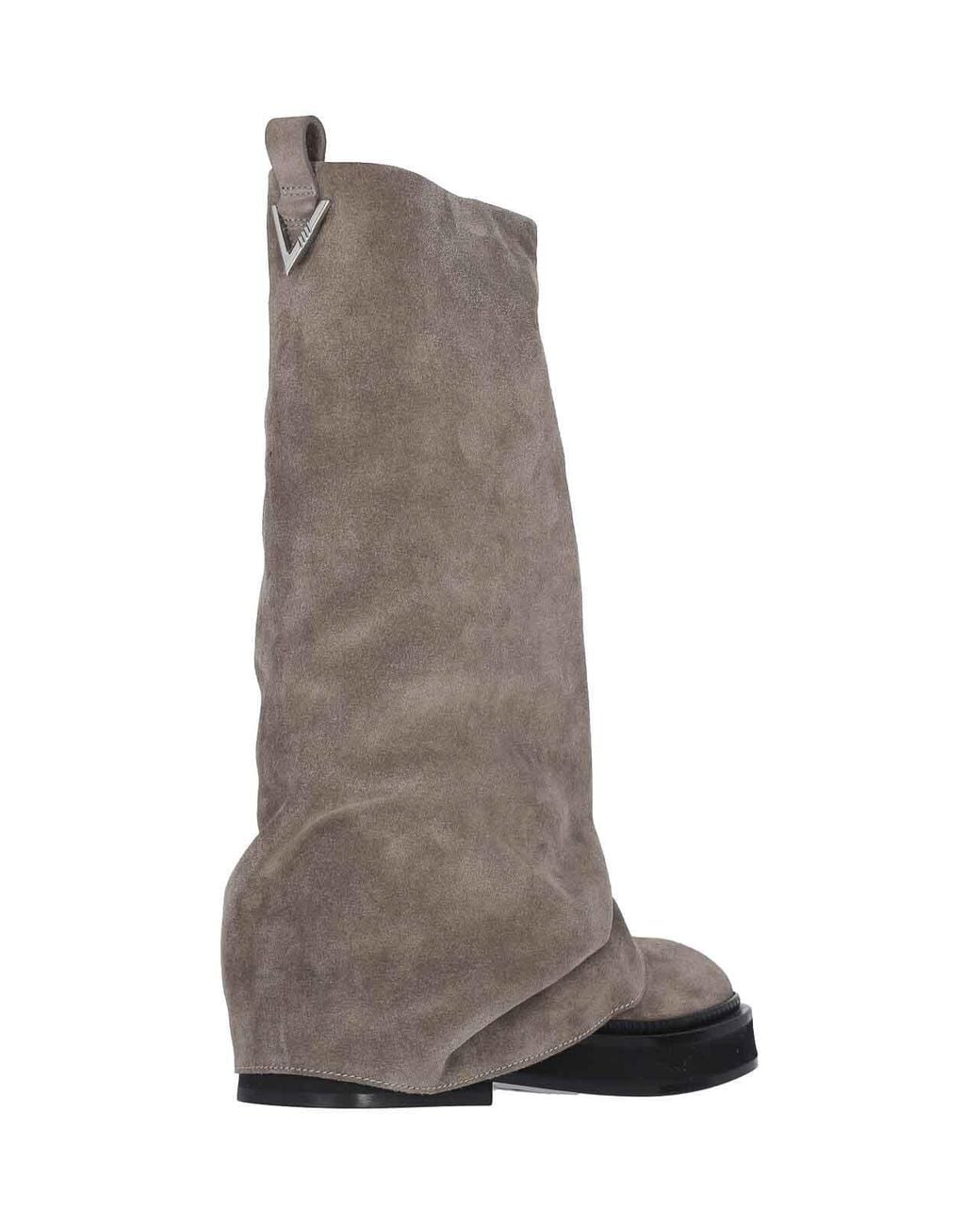 The Attico Brown Stivali Combat