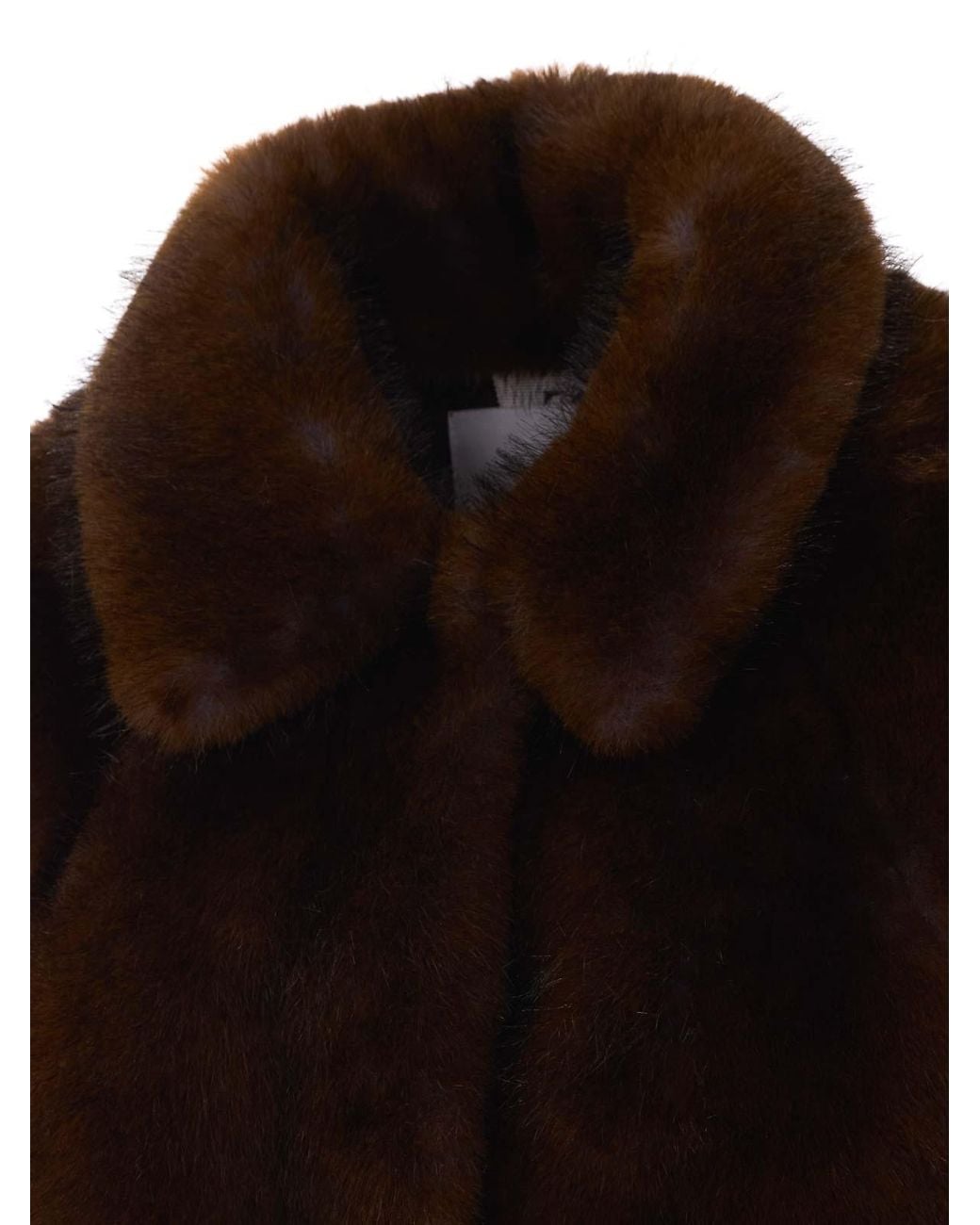 VALENTINI 1972 Black Faux Fur Jacket