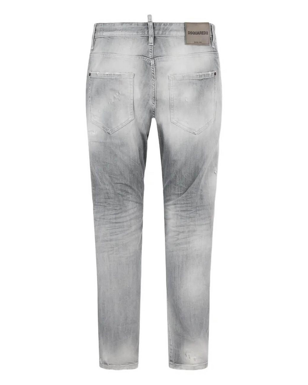 DSquared² Gray Slim Jeans for men