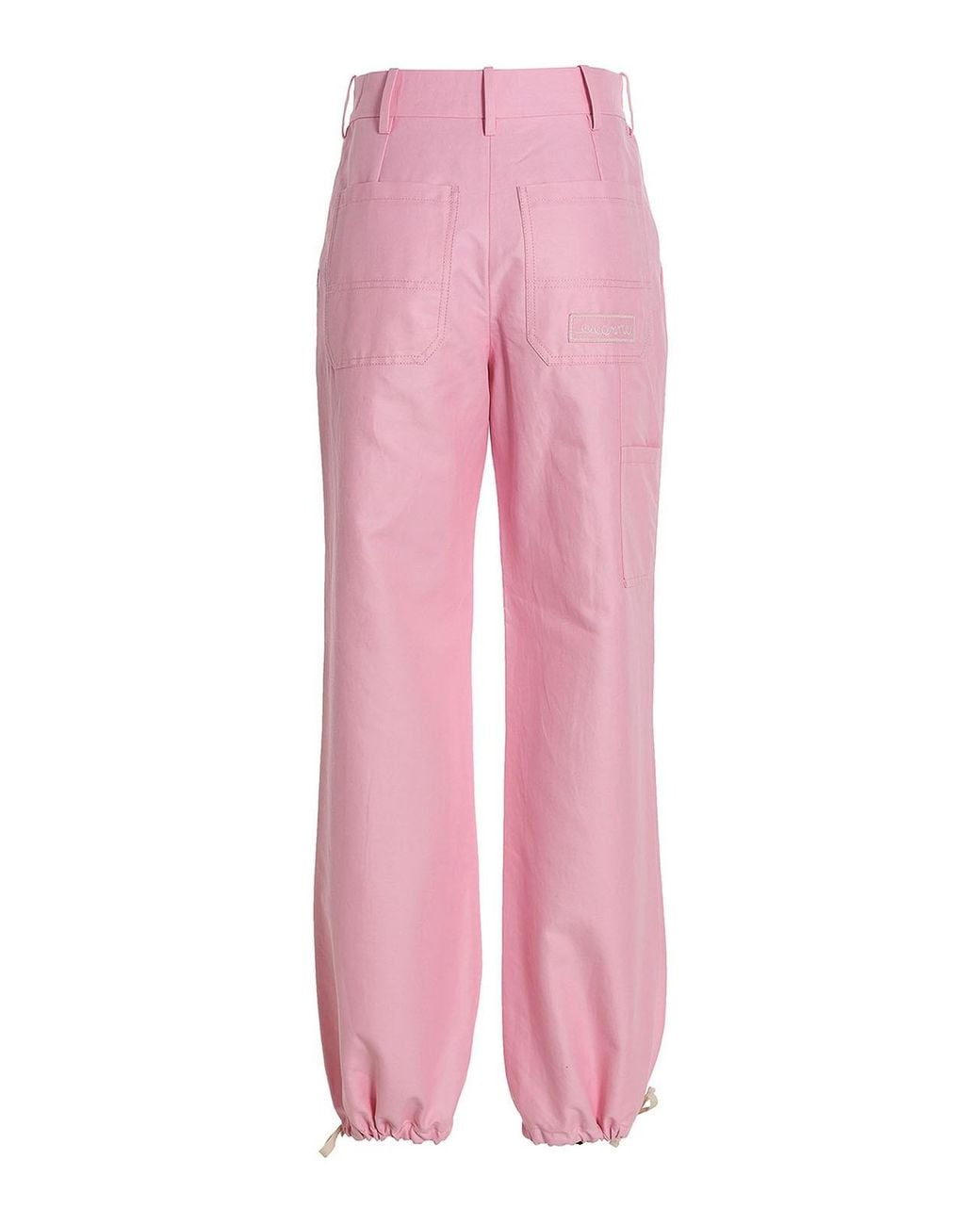 Marni Pink Logo Embroidery Pants