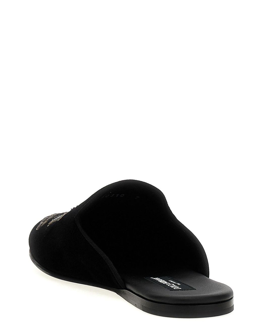 Dolce & Gabbana Black Slipper Blsaone