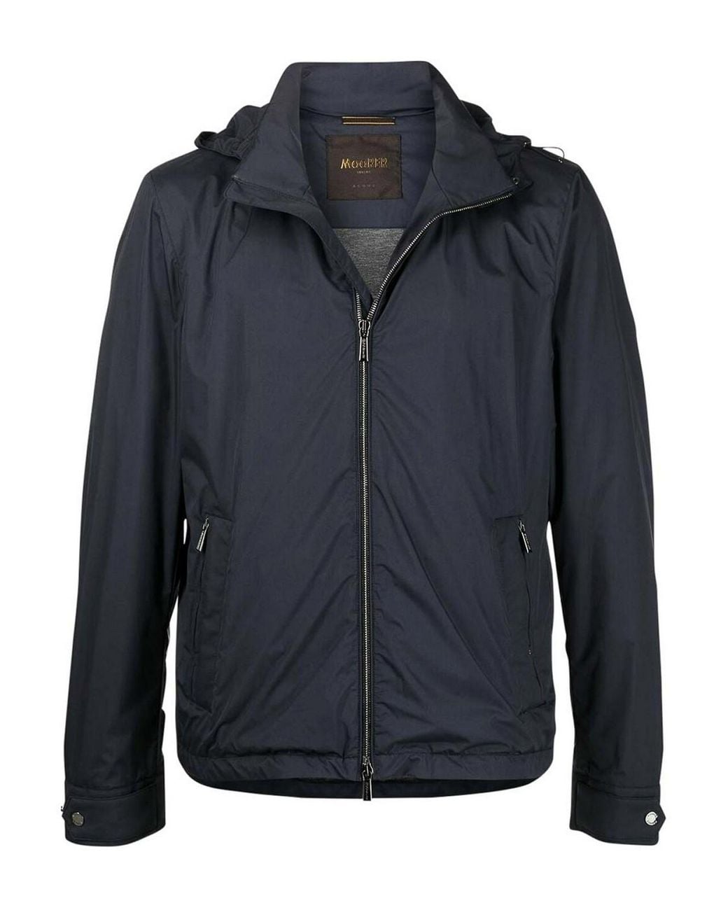 Moorer Blue Jacket With Zip for men