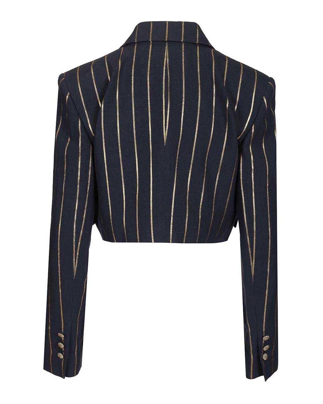 Vivienne Westwood Blue Cut Off Blazer
