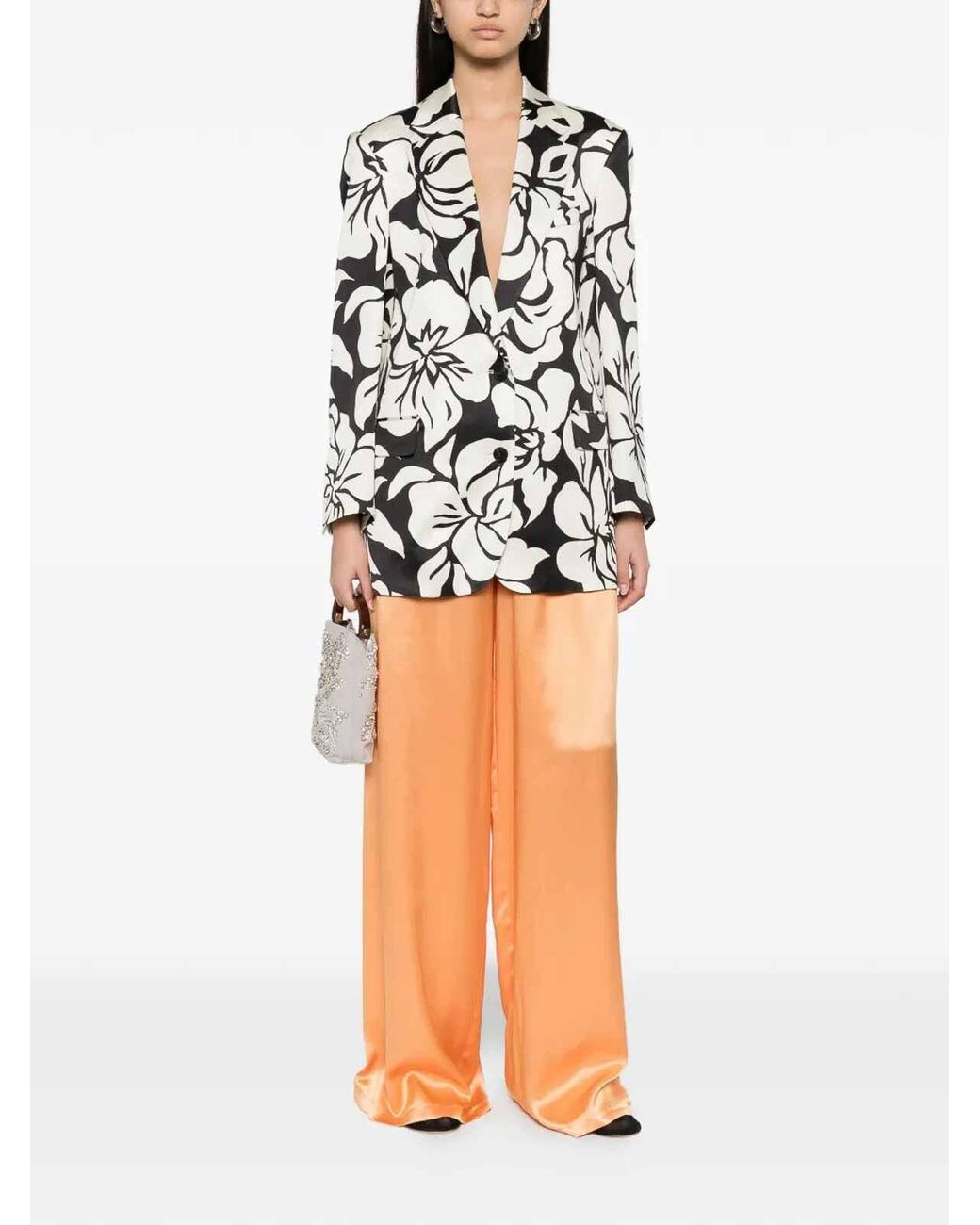 Dries Van Noten White Tailored Trouser Suit