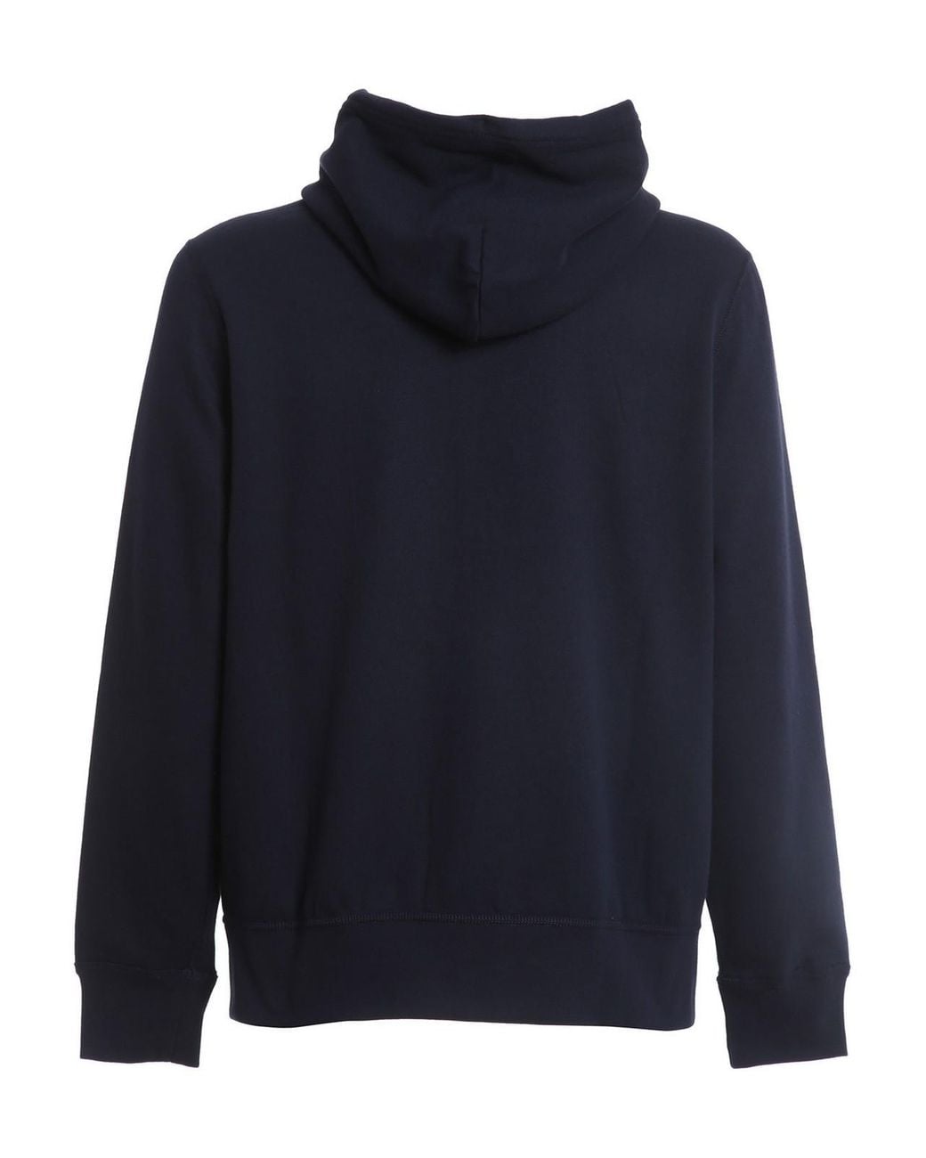 Polo Ralph Lauren Blue Zip-Up Cotton Blend Hoodie for men