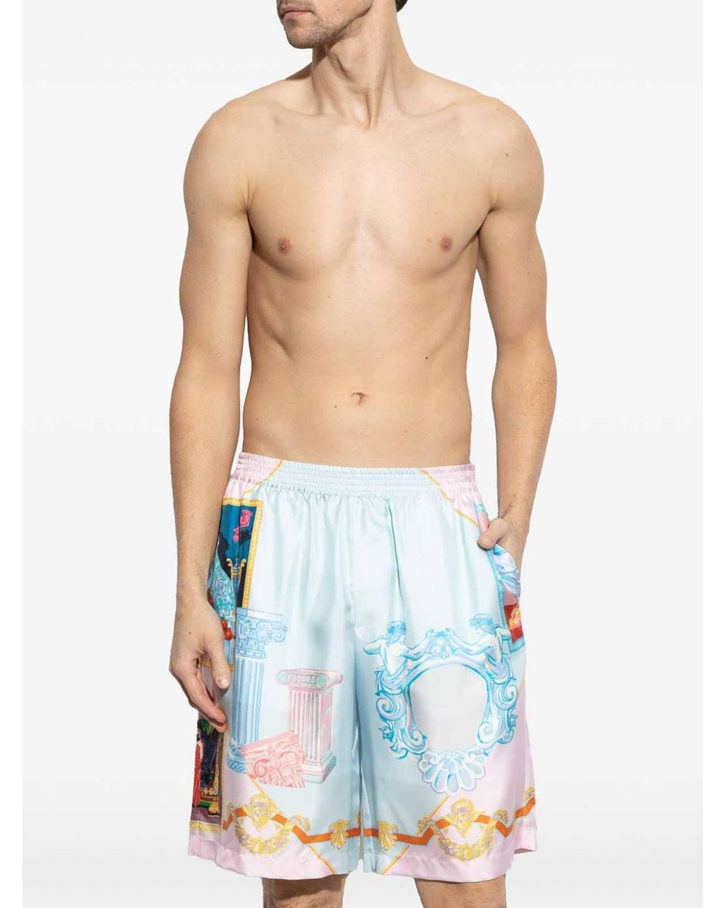 Shorts Versace de hombre de color Blue