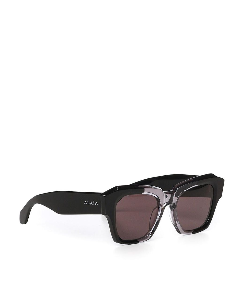Alaïa Gray Gradient Square Sunglasses