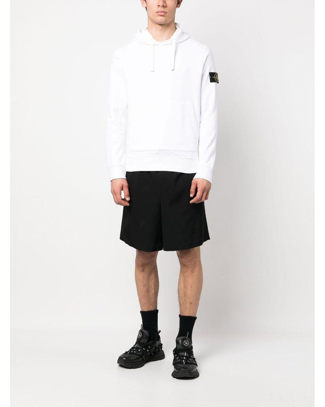 Stone Island White Sweatshirt for men