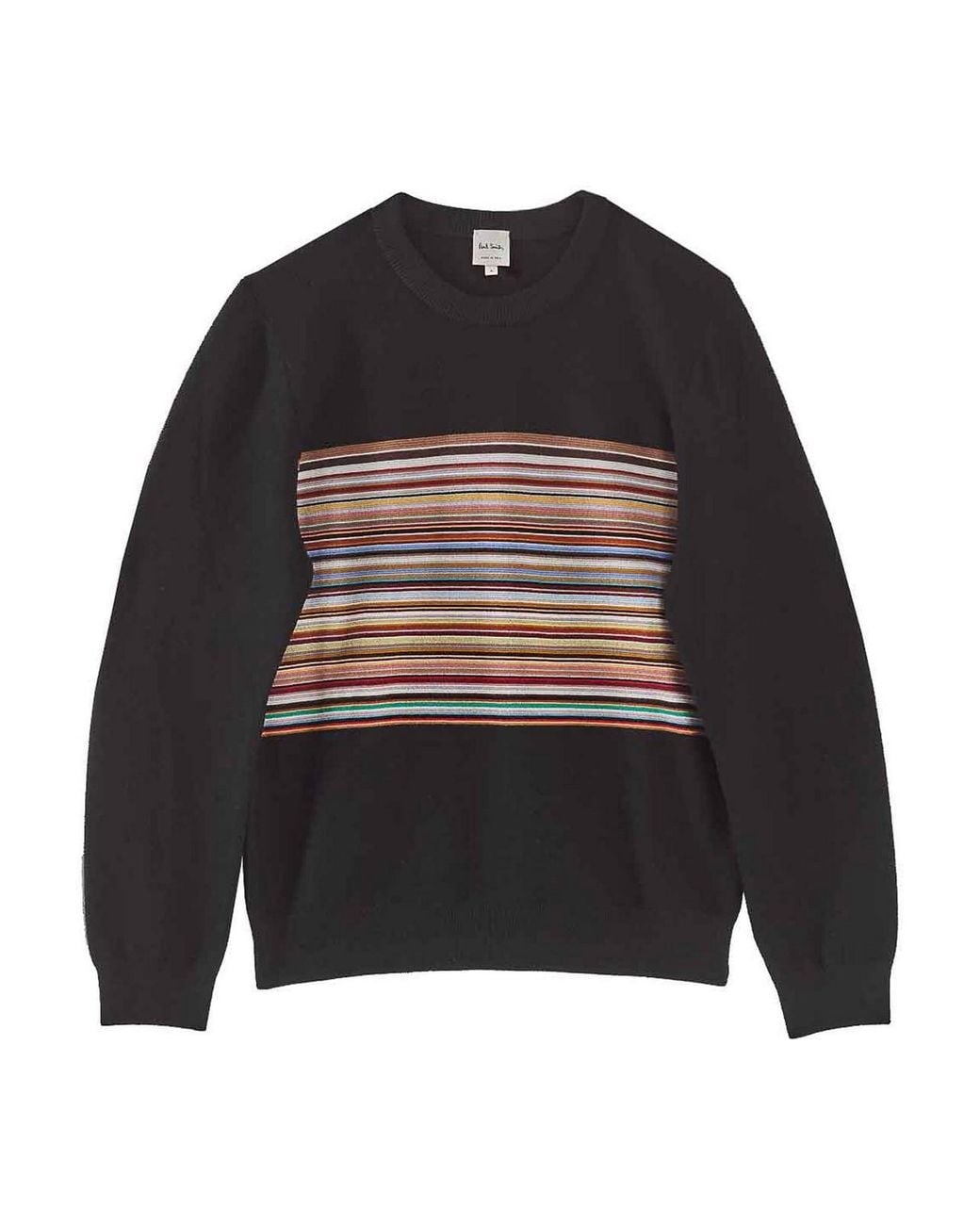 Paul Smith Black Classic Row Strip Shirt Ps for men