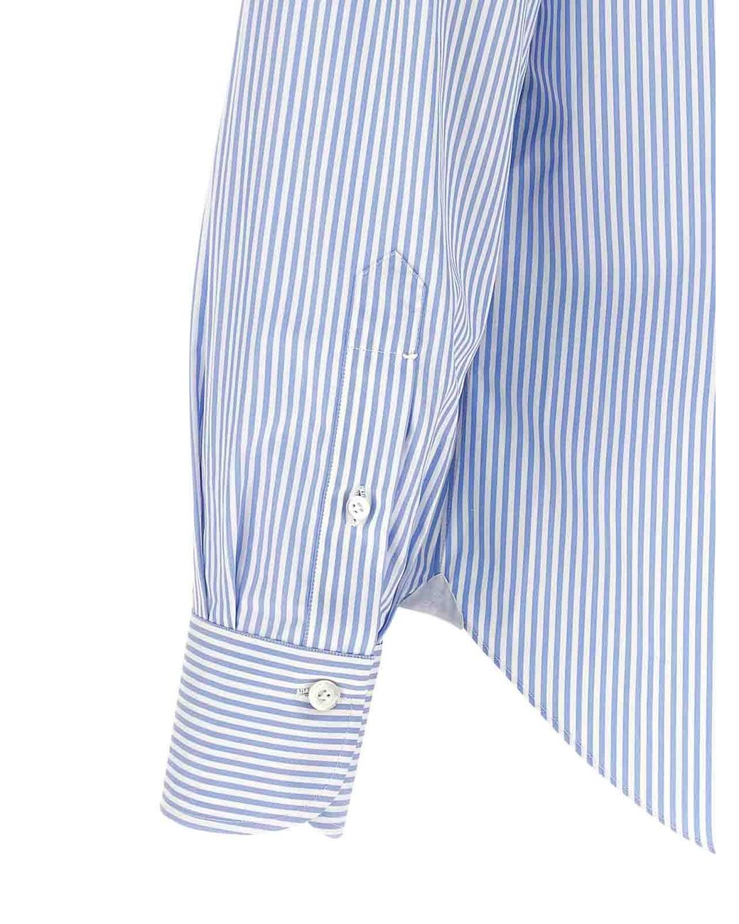 Finamore 1925 Blue Napoli Shirt for men