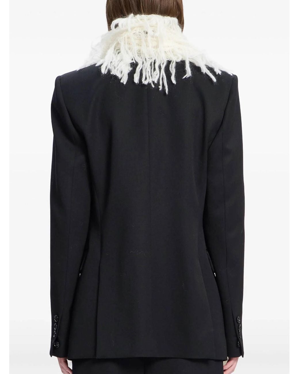Ann Demeulemeester Natural Scarf