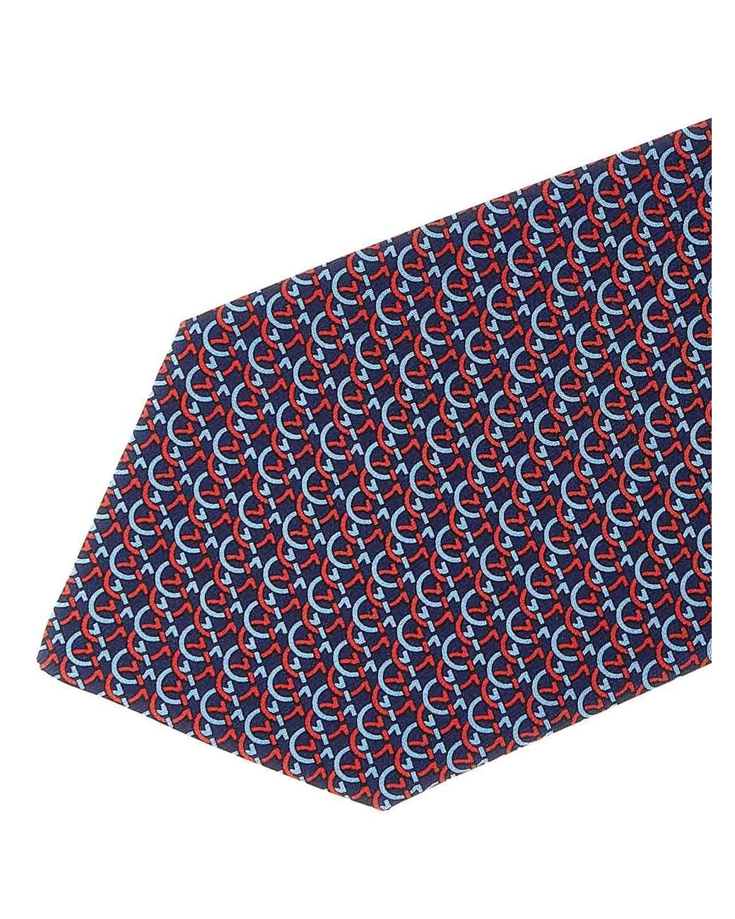 Ferragamo Purple Cerchio Tie for men