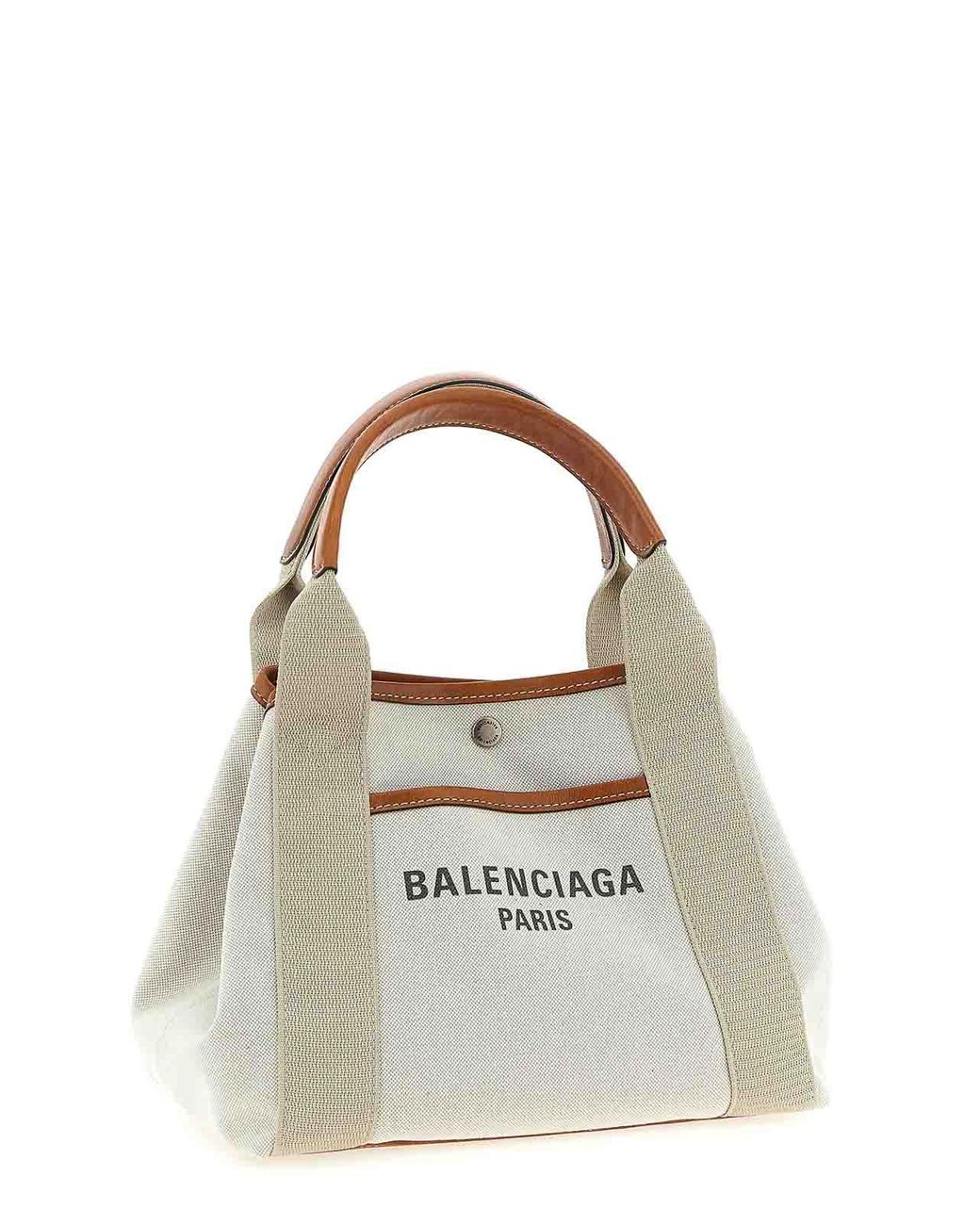 Balenciaga White Small Shopping Bag