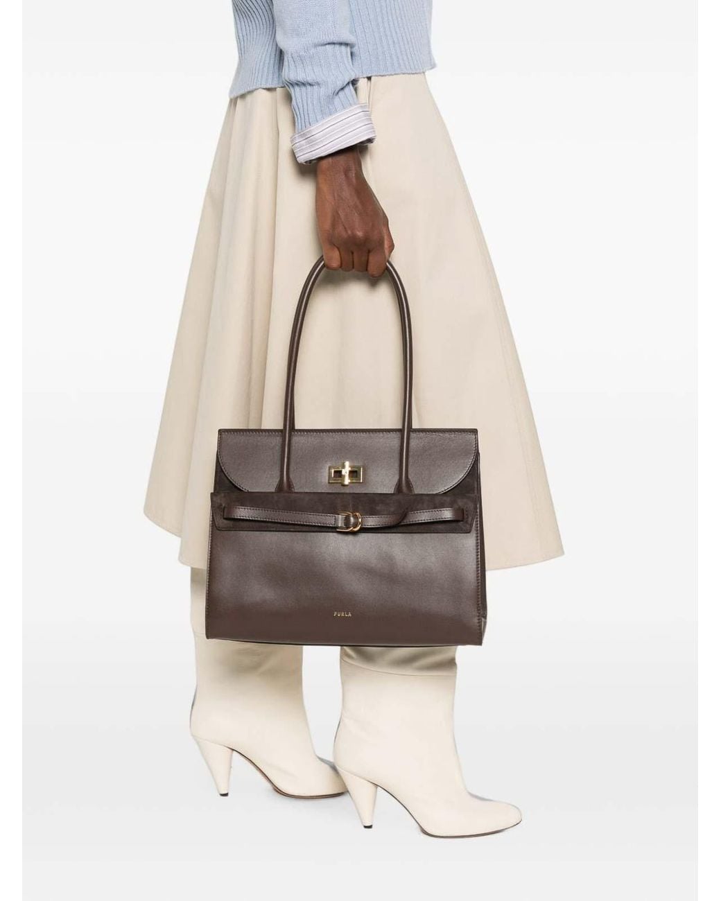 Furla Black Shopper