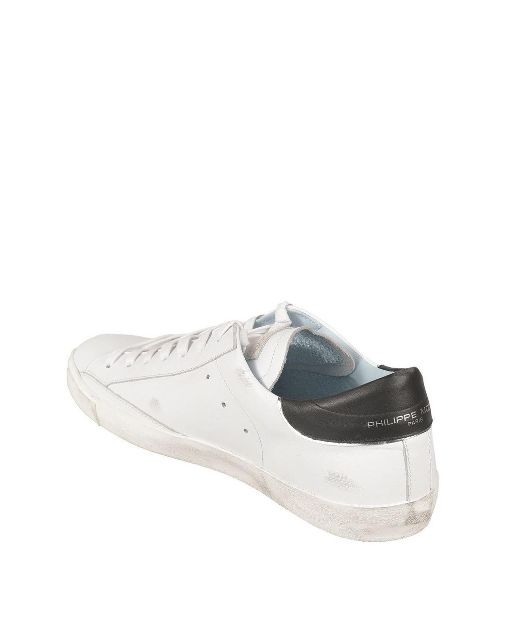 Philippe Model White Paris Low Sneakers for men