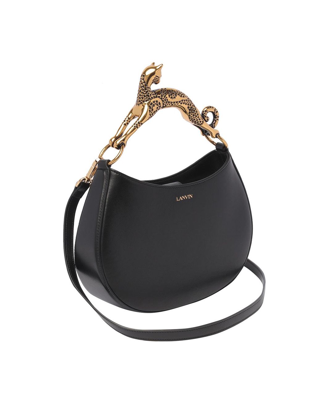 Lanvin Black Cat Hobo Bag
