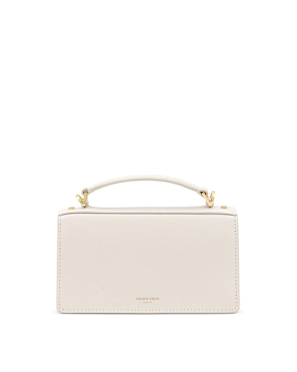 Golden Goose Deluxe Brand White Leather Crossbody Bag