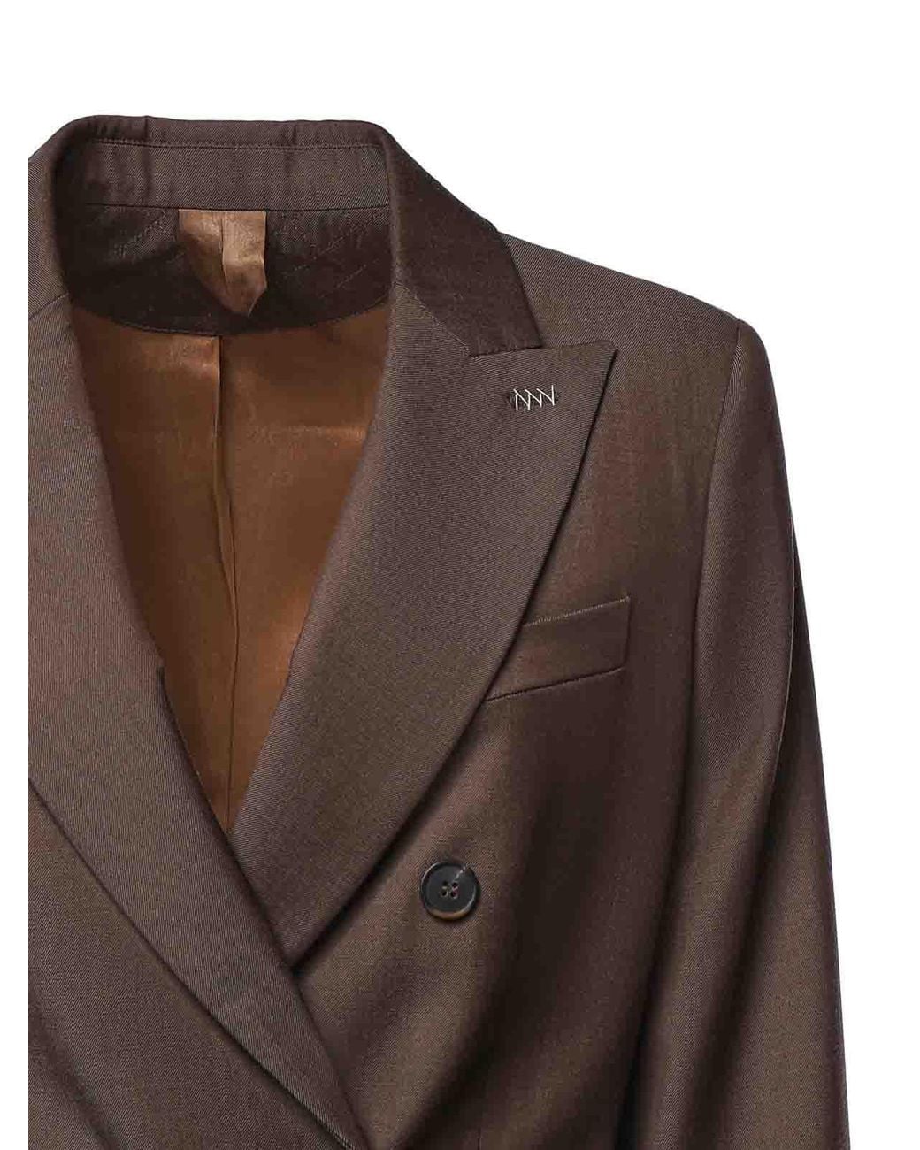 Blazer Max Mara de color Brown