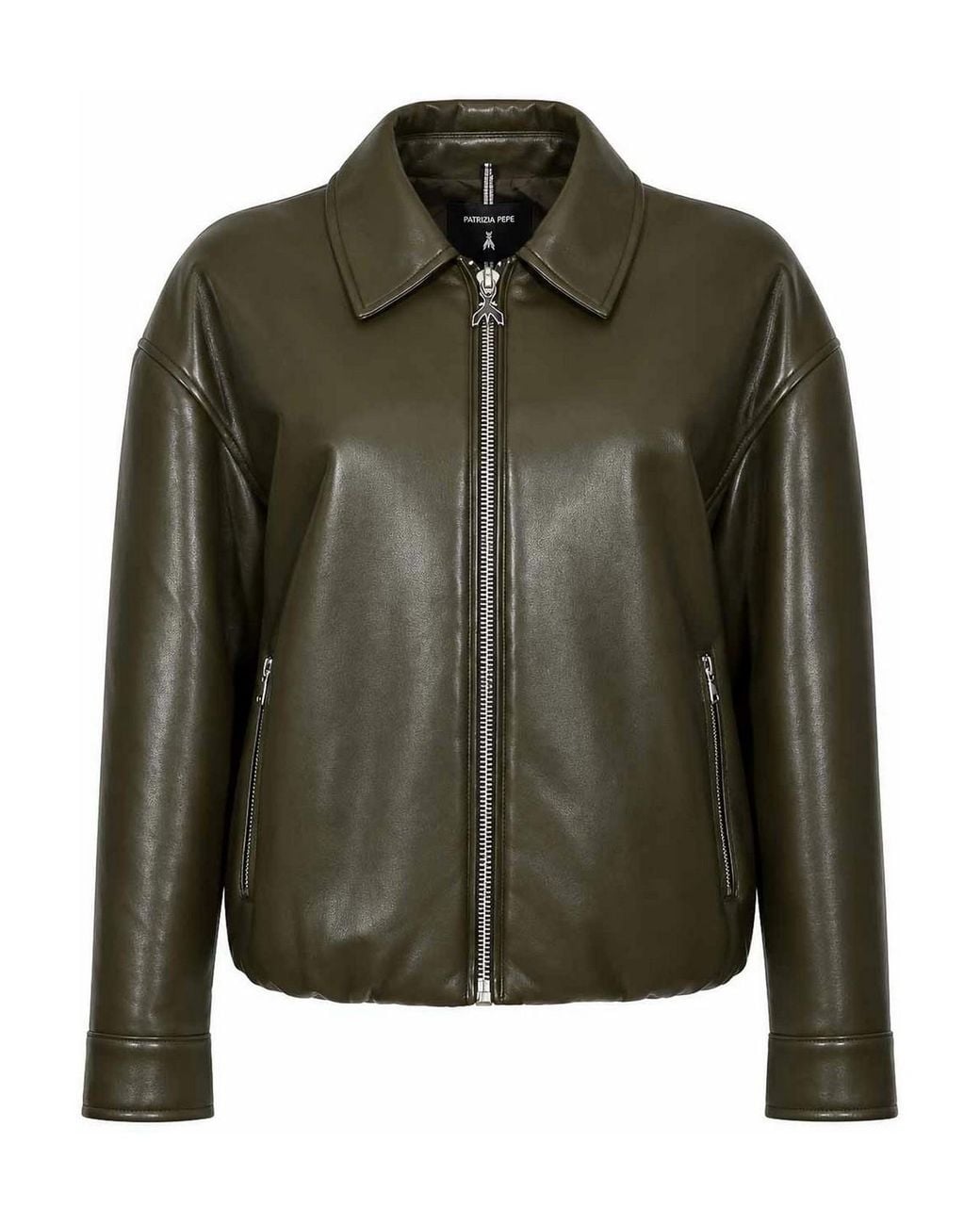 Patrizia Pepe Green Bomber Jacket