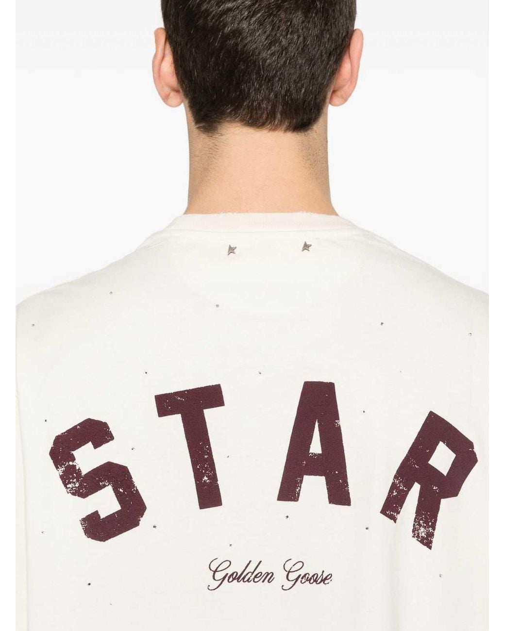 Golden Goose Deluxe Brand White Cotton T-Shirt