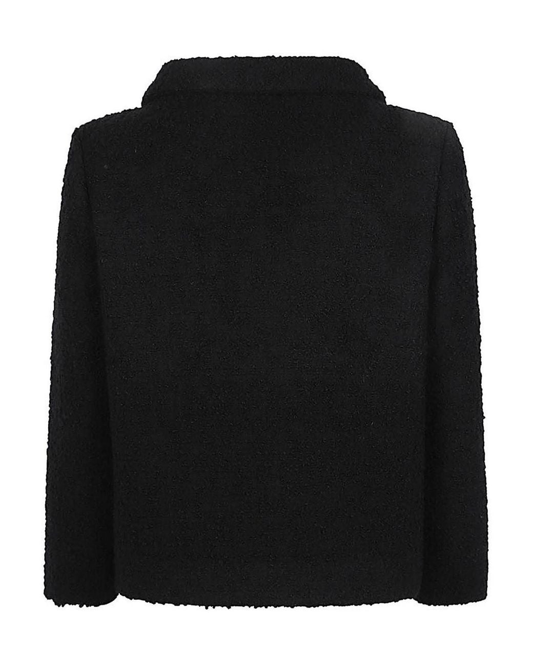 Valentino Garavani Black Vlogo Signature Wool Jacket