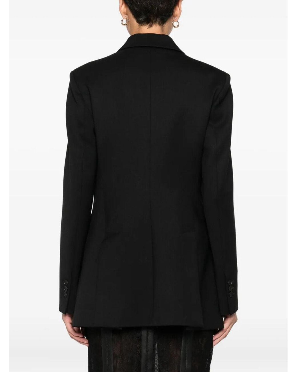 P.A.R.O.S.H. Black Double-Breasted Blazer