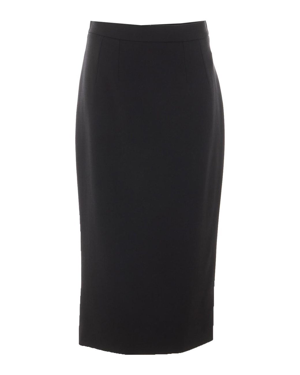 Dolce & Gabbana Black Midi Skirt