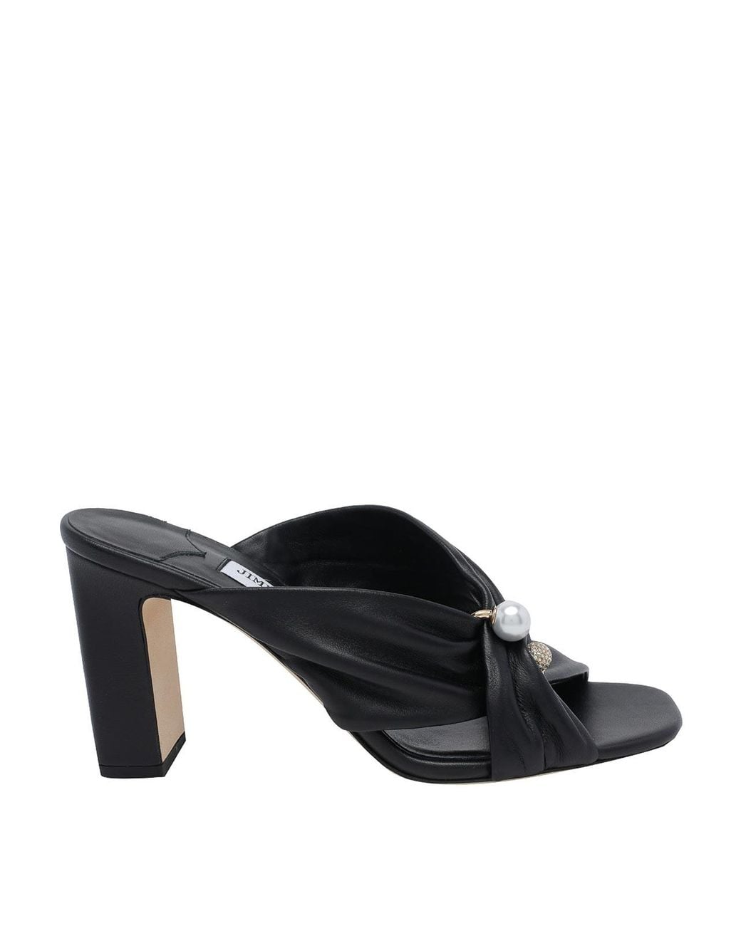 Jimmy Choo Black Rafi Pump Sandals