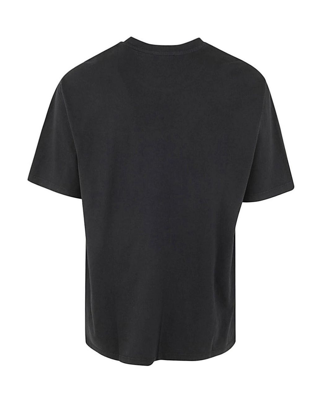 Balmain Black Western Print T-Shirt Straight Fit for men