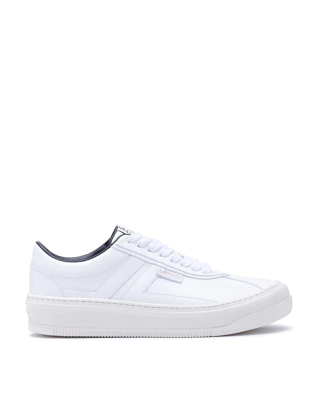 Lanvin White Leather Sneakers for men