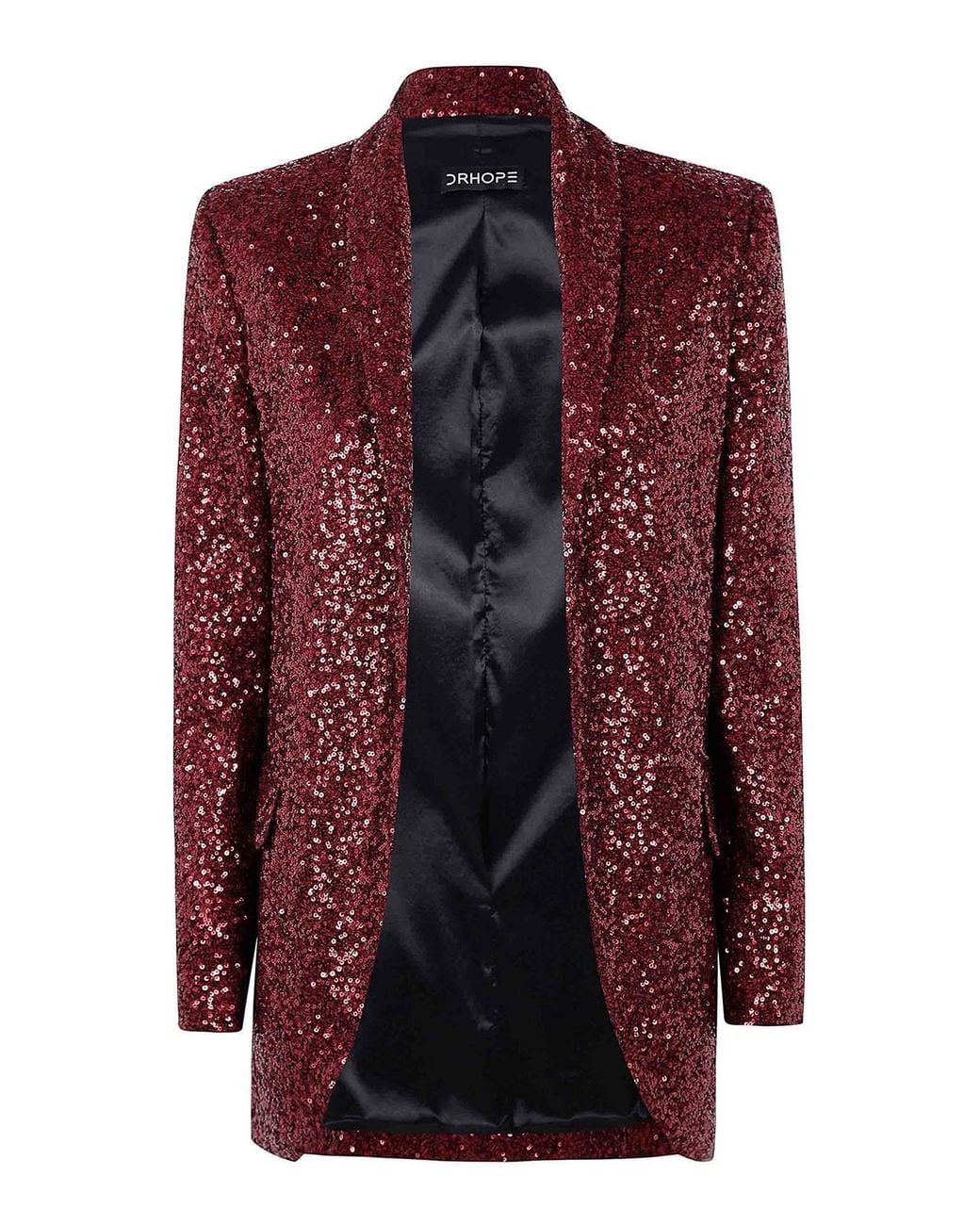 DR. HOPE Red Sequins Jacket