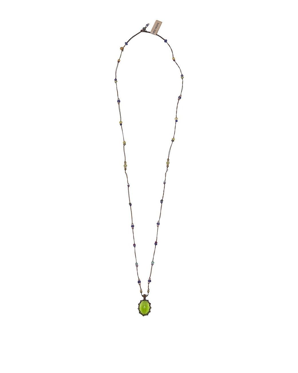 Sharing White Long Pendant Necklace