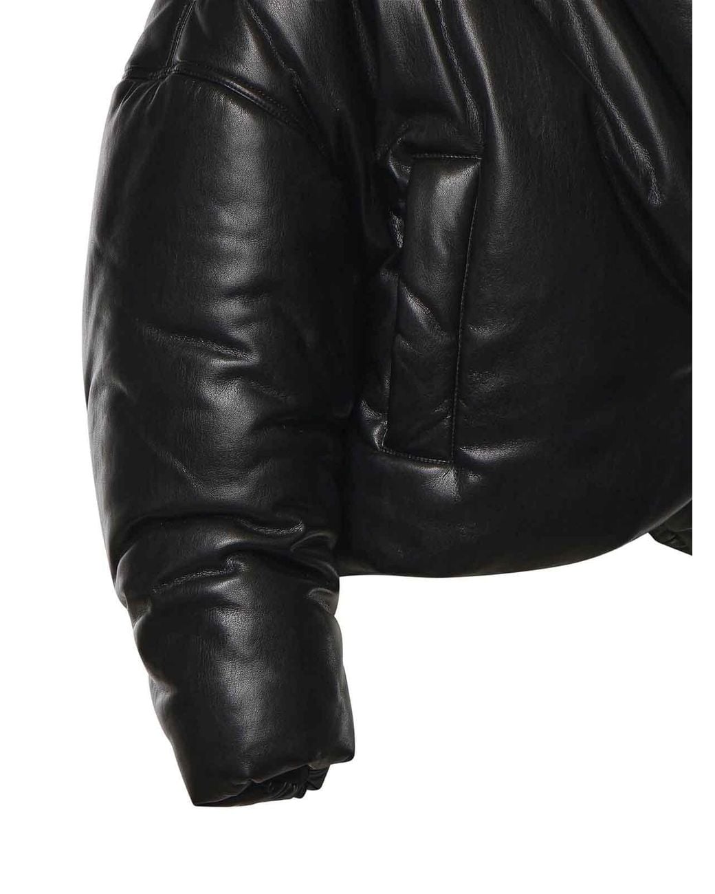 ANDAMANE Black Mona Padded Cropped Jacket