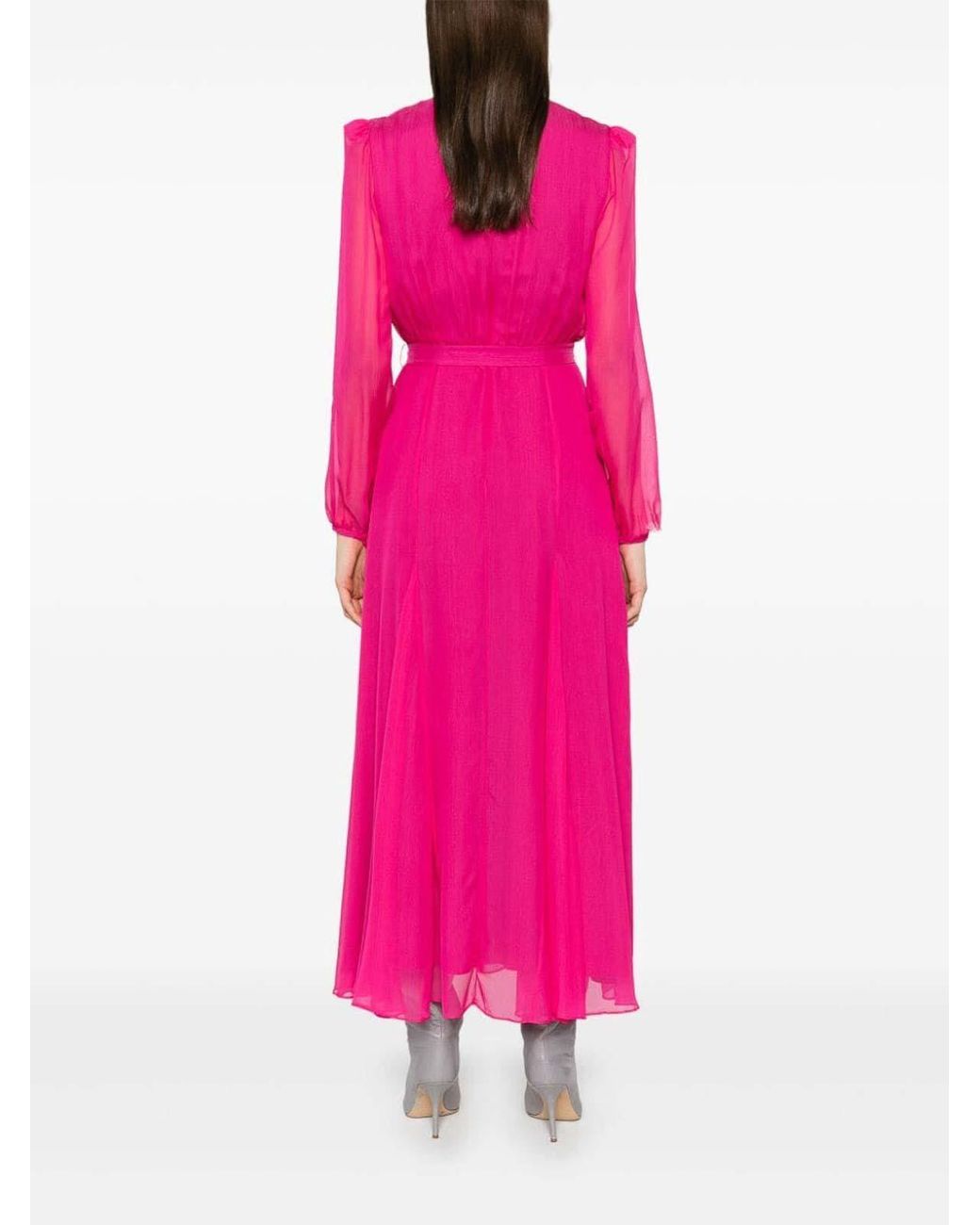 Maxi Robe Saloni en coloris Pink