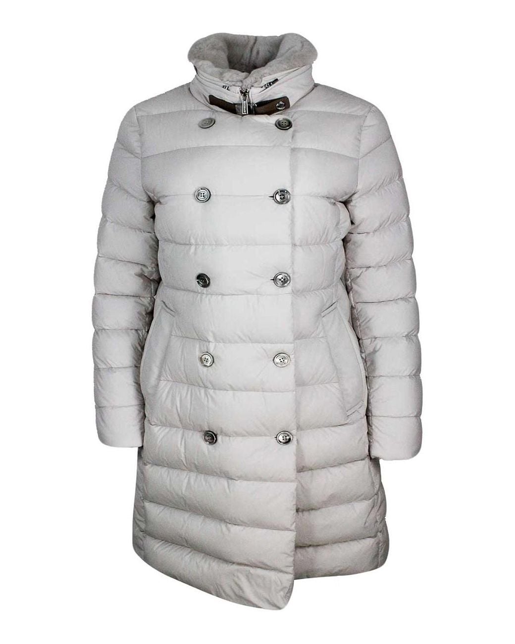 Moorer Gray Tech Fabric Coat