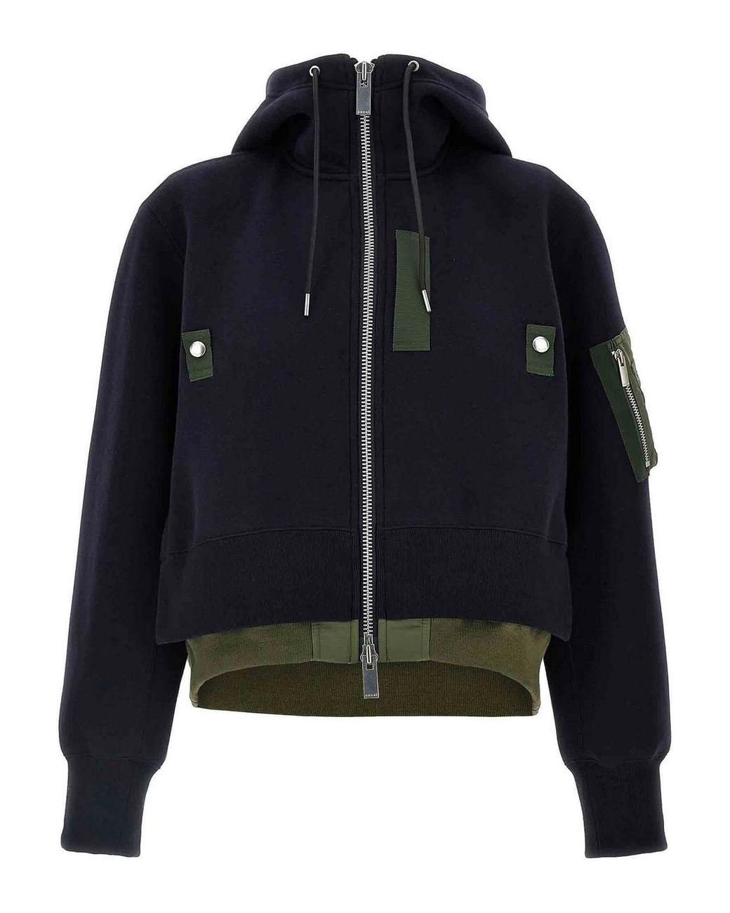 Sacai Blue Sponge Hoodie