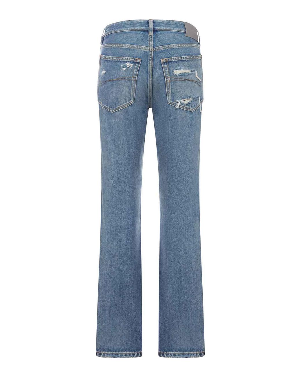 Vaqueros Rectos Balenciaga de color Blue