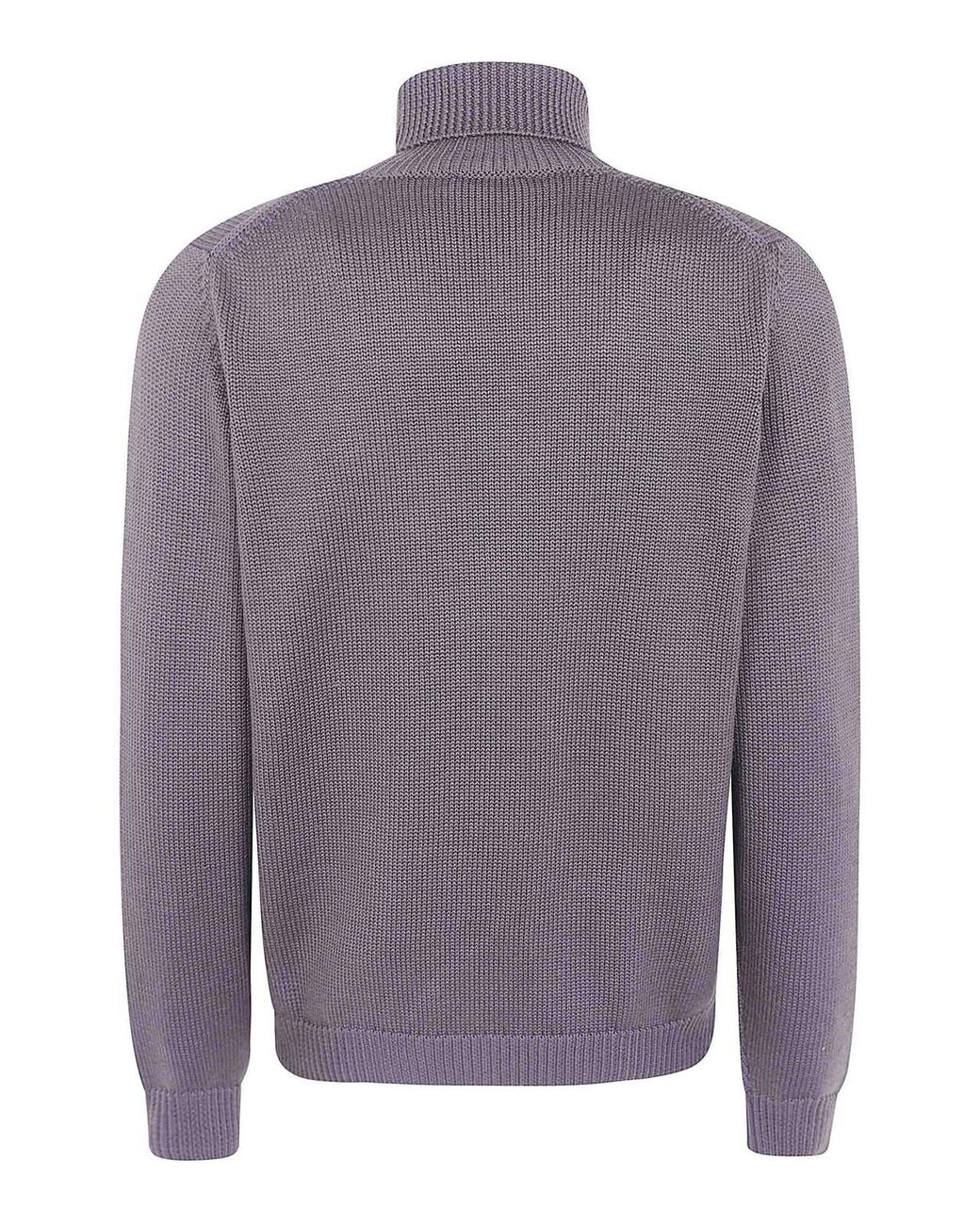 Nuur Gray Long Sleeves Turtle Neck Sweater for men