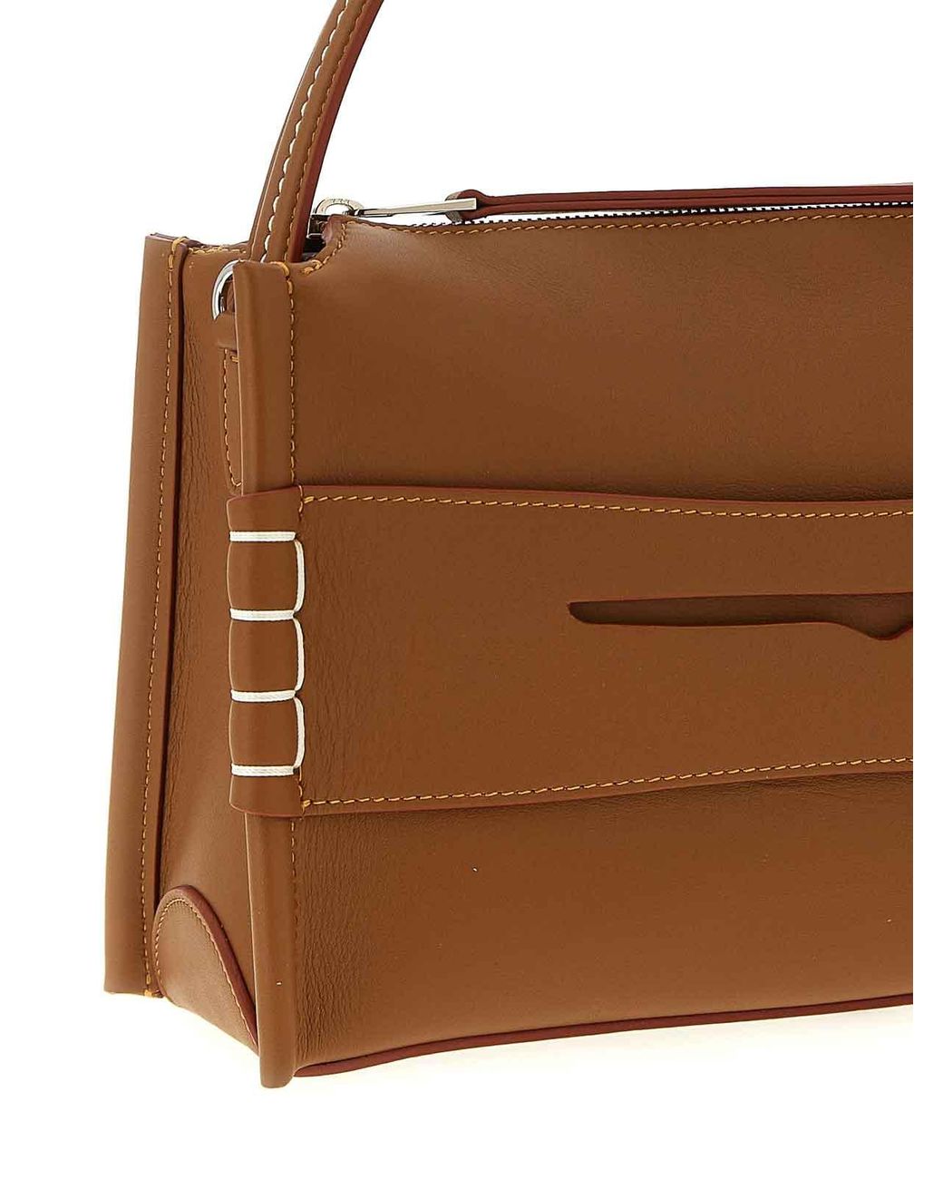 J.W. Anderson Brown Loafer Bag