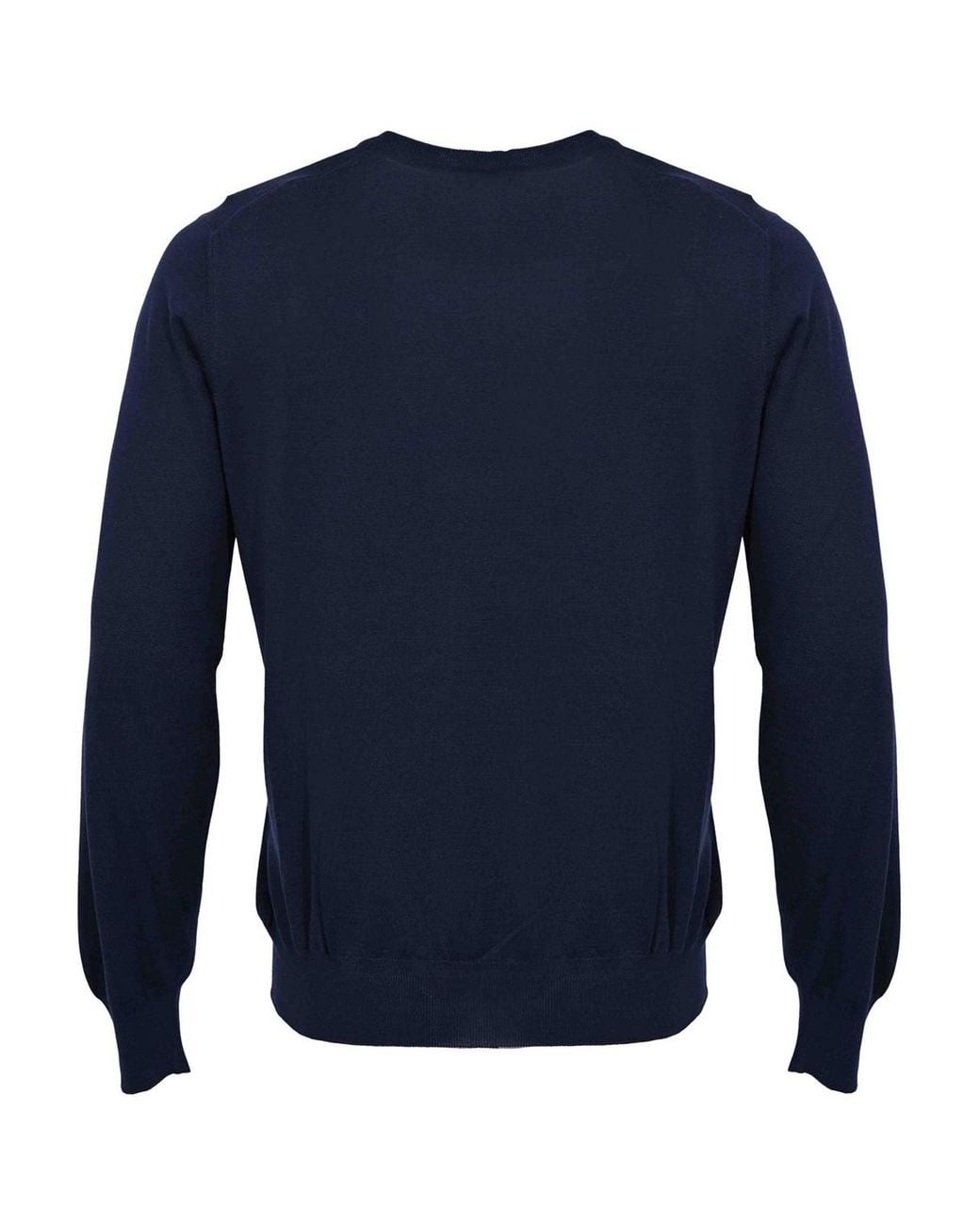 Fay Blue Crew-Neck Pullover for men