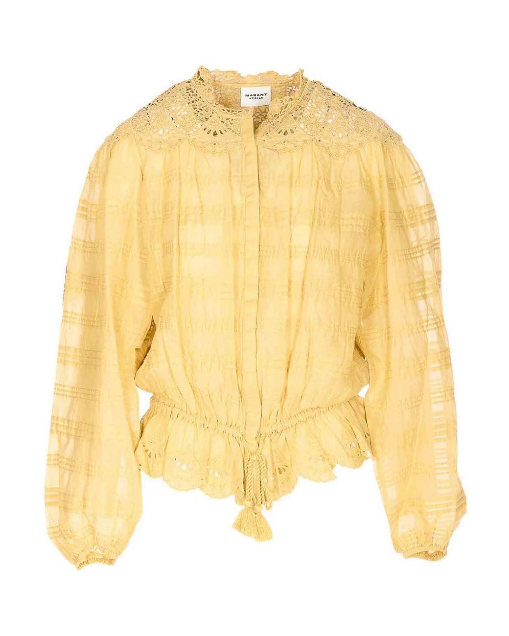 Isabel Marant Yellow Polly Shirt